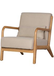 Livetastic , Naturfarben , Holz, Textil , Kautschukholz , F&uuml;llung: Polyetherschaumkern , 67x75x82 cm , Esszimmer, Esszimmerst&uuml;hle, St&uuml;hle