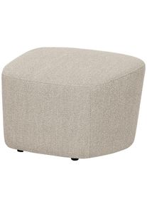 Livetastic , Naturfarben , Textil , rund , 62x41x48 cm , Made in EU , Wohnzimmer, Hocker