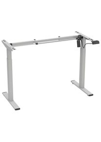 Mid.you , Silberfarben , Metall , 48x71x92 cm , Esszimmer, Esszimmertische, Tischplatten & -beine, Tischgestelle