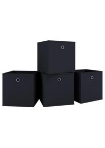 Mid.you , Schwarz , Kunststoff , 27x28x27 cm , faltbar , Ordnen & Aufbewahren, Boxen & K&ouml;rbe, Faltboxen & Klappboxen