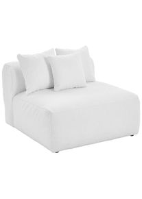 Livetastic , Wei&szlig; , Textil , 100x70x122 cm , Made in EU , erweiterbar, R&uuml;cken echt, individuell planbar ,