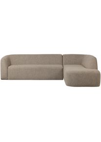 Livetastic , Naturfarben , Textil , Ottomane rechts, L-Form , 274x225 cm , Made in EU , Armteil links, Armteil rechts , Wohnzimmer, Sofas & Couches, Wohnlandschaften, Ecksofas