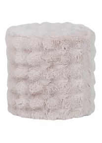 Livetastic , Naturfarben , Textil , rund , 46x46x46 cm , Made in EU , Wohnzimmer, Hocker