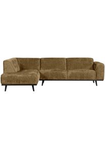 Livetastic , Gelb , Textil , Birke , Ottomane links, L-Form , 274x210 cm , Made in EU , Armteil rechts , Wohnzimmer, Sofas & Couches, Wohnlandschaften, Ecksofas