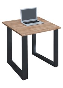 Schreibtisch Lona Sonoma Eiche/Schwarz
