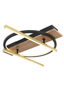 Globo LED-Deckenleuchte Beatrix Messingfarben max. 32 Watt Deckenlampe