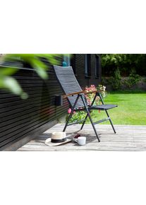 Gartenstuhl Mood Position Anthrazit/Teakfarben