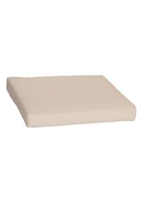 Loungesitzkissen m. Zip ca. 60x60 cm Beige