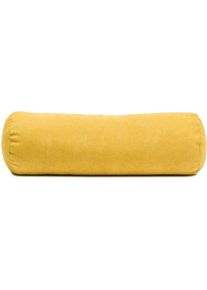 G&ouml;zze Nackenrolle G&Ouml;ZZE "Darco" Gr. 1, gelb (senf), B:20cm L:60cm, Polyester, Funktionskissen, Nackenrolle
