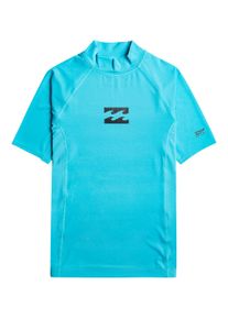 Rash Guard Billabong "Waves All Day", Jungen, Gr. XS, blau (bright blau), Obermaterial:85% Microfaser, 15% Elasthan;, Shirts Rash Guard