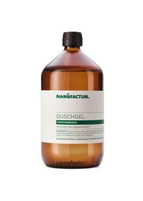 Manufactum shower gel Peppermint, 1 l glass bottle