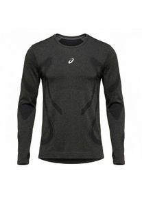 asics Herren Road Seamless LS Top schwarz
