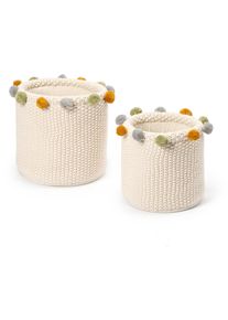 Tchibo - 2 t&aacute;rol&oacute;kos&aacute;r gyerekszob&aacute;ba - feh&eacute;r