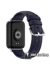 Xiaomi Smart Band 9 Pro, 8 Pro, Redmi Watch 4, Okos&oacute;ra sz&iacute;j, Val&oacute;di bőr, 80+130mm hossz&uacute;, S&ouml;t&eacute;tk&eacute;k