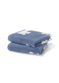 Tchibo - 2 Jacquard-Handt&uuml;cher - wei&szlig;