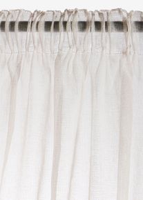 Voilage finement textur&eacute; (1 pce) - beige - taille 145x135 cm - bonprix