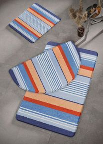 Tapis de bain &agrave; m&eacute;moire de forme - bleu - taille 1 (Tapis pour WC sur pied 45/50cm) - bonprix
