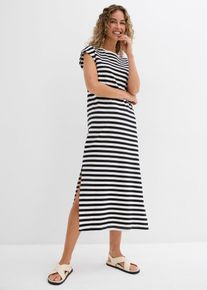 Robe en jersey 100% coton - noir - taille 50/52 (XL) - 100% coton - bonprix