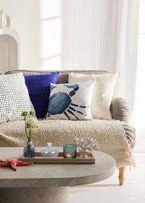 Housse de coussin &agrave; imprim&eacute; num&eacute;rique - blanc - taille 40x40 cm - Microfibres - bonprix