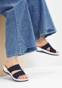 Mules compens&eacute;es Jana largeur confort - bleu - taille 39 - bonprix
