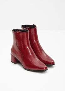 Bottines Marco Tozzi - rouge - taille 40 - verni - bonprix
