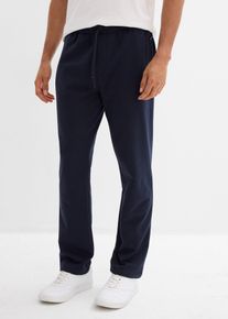 Pantalon de jogging &agrave; poches zipp&eacute;es pratiques - bleu - taille 62/64 (4XL) - 100% coton - bonprix