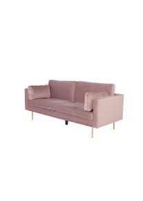 Livetastic , Pink , Metall, Textil , F&uuml;llung: Vlies , 203x84x90 cm , Wohnzimmer, Sofas & Couches, Sofas, 3er Sofas