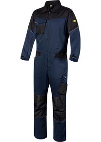 Diadora Utility Poly 2.0, combinaison de travail , couleur: Bleu Fonc&eacute;/Noir , taille: 3XL