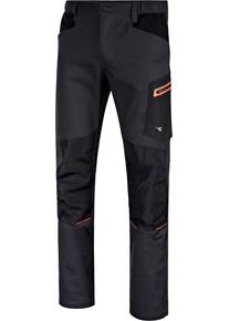 Diadora Utility Performance 2.0, spodnie robocze , kolor: czarny/czarny , rozmiar: 4XL