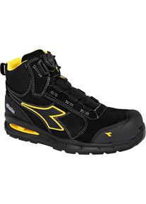 Diadora Utility Run A.Box Master Boa Mid S3S, safety boots , color: Black/Yellow , size: 42 EU