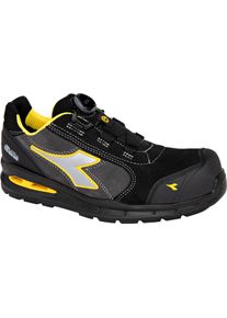Diadora Utility Run A.Box Master Boa Low S3S, safety shoes , color: Black/Dark Grey/Yellow , size: 38 EU
