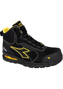 Diadora Utility Run A.Box Master Mid S3S, safety boots , color: Black/Yellow , size: 35 EU
