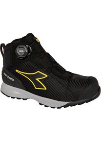 Diadora Utility Glove MDS BOA Mid S3S, bottes de s&eacute;curit&eacute; , couleur: Noir/Jaune , taille: 47 EU