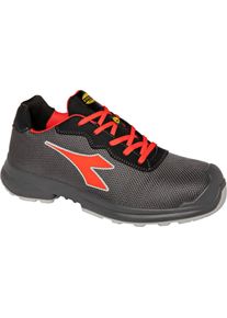 Diadora Utility Flash Low S1PS, safety boots unisex , color: Dark Grey/Black/Red , size: 40 EU