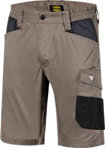 Diadora Utility Poly 2.0 Bermuda, spodnie robocze , kolor: jasnobrązowy/czarny , rozmiar: L