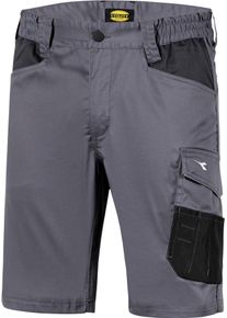 Diadora Utility Poly 2.0 Bermuda, pantalon de travail , couleur: Gris Fonc&eacute;/Noir , taille: M