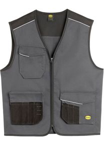 Diadora Utility Mover 2.0, workwear vest , color: Dark Grey/Black , size: 4XL