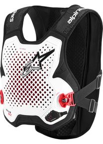 Alpinestars Tech-Air MX, airbag vest , color: White/Black/Red , size: XXL