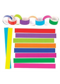 Coloured Paper Chains (Pack of 300) Craft Kits