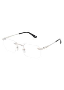 Police VPLU64 okulary męskie | Oprawka: Bezramkowe, Geometric, Szary