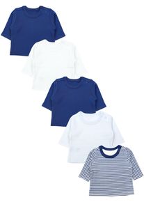 Langarmshirt TUPTAM "Shirt Baby Jungen Langarmshirt 5er Set", M&auml;dchen, Gr. 92, blau (blau_streifen(bl)_wei&szlig;_streifen(gr)), Obermaterial: 100% Baumwolle CO., Shirts Langarmshirt