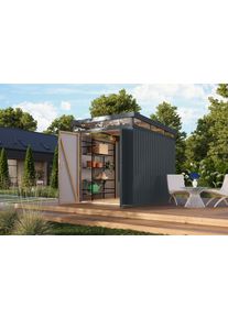 Ger&auml;tehaus Karibu "Titanium 2,5", anthrazit, Metall, Ger&auml;teh&auml;user, Ger&auml;tehaus