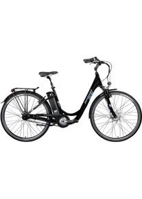 Z&uuml;ndapp E-Bike Z&Uuml;NDAPP "Green 3.7" Gr. 48, schwarz (blau, schwarz), Elektrofahrr&auml;der, 48cm, 28 Zoll (71,12cm), E-Bike, Pedelec, Elektrofahrrad f&uuml;r Damen u. Herren