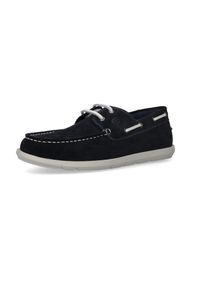 Slipper Dockers by Gerli, Herren, Gr. 46, blau, Leder, Schuhe Slipper, Mokassin, Schlupfschuh, Bootsschuh, Freizeitschuh mit Schn&uuml;rung