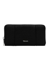 Geldb&ouml;rse Tamaris "Geldb&ouml;rse TAS Katrina", Damen, schwarz (schwarz 100), Obermaterial: 60% Polyurethan PU. 40% Polyester PES., Kleinlederwaren Geldb&ouml;rse