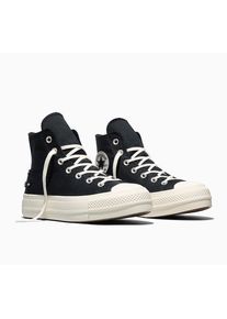 Sneaker Converse "CHUCK TAYLOR ALL STAR LIFT PLATFOR", Damen, Gr. 40, schwarz, schwarz, egret, Textil, Schuhe Sneaker