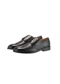 JOOP! Schn&uuml;rschuh JOOP "pero 1.0 kleitos brogue lace up yb4", Damen, Gr. 46, schwarz, Rindsleder, Schuhe Schn&uuml;rschuh