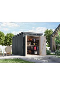 Ger&auml;tehaus Karibu "Argonium 2,5", anthrazit, Ger&auml;teh&auml;user, Metall, Ger&auml;tehaus