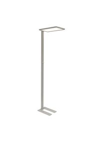 Maul Lampadaire Maulcano LED 4.000 K r&eacute;glable socle 195 cm argent&eacute;
