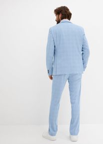 Kostym (2 delar) i bekv&auml;mt stretchmaterial modern passform - bl&aring; - storlek 46 - bonprix